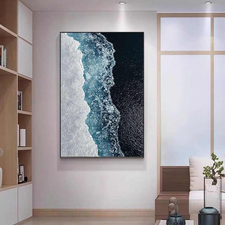 Modern Ocean Wave Leinwandkunst