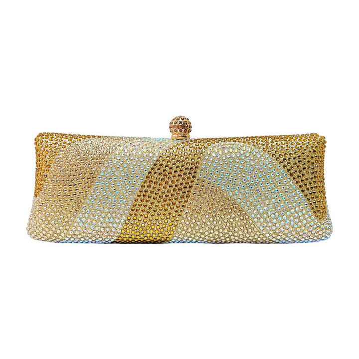 Glamouröse mit Strass besetzte Clutch