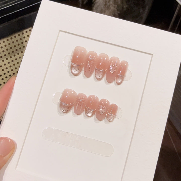 Elegante French Tip Press-On Nails Karnz 1789800744