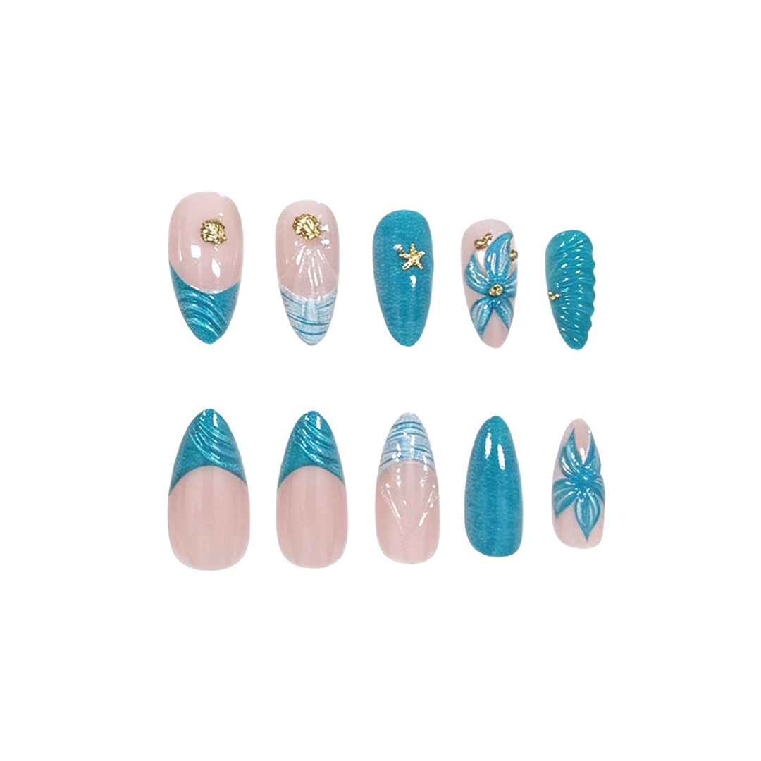 Künstlerisches Acrylnagelkunstdesign Karnz