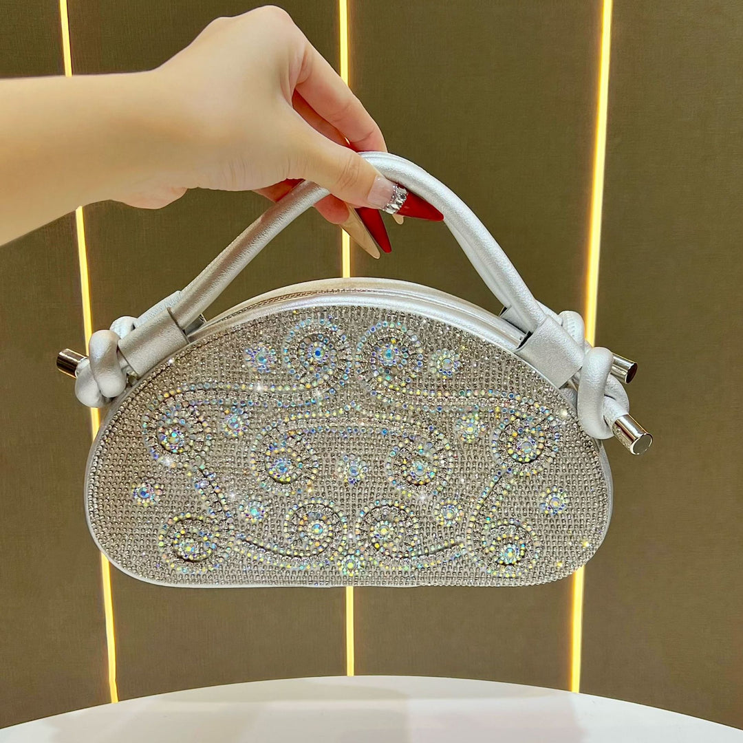 Strassverzierte Handtasche