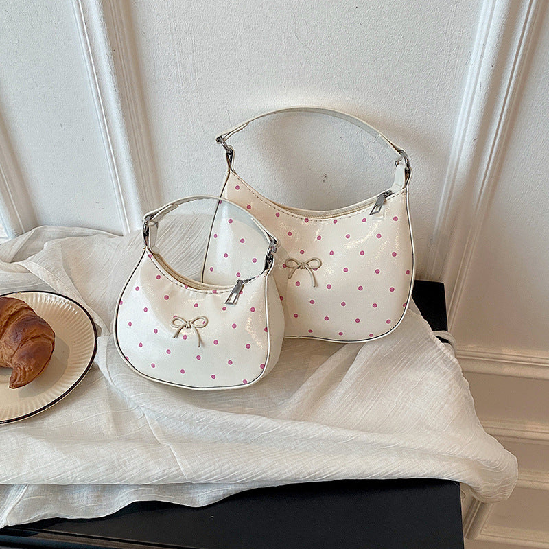 WoCharming Polka Dot Crossbody Handtasche Karnz