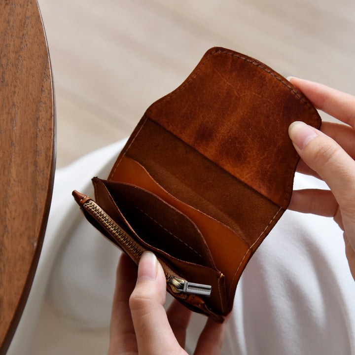 Premium Leder Kartenhalter Geldbörse
