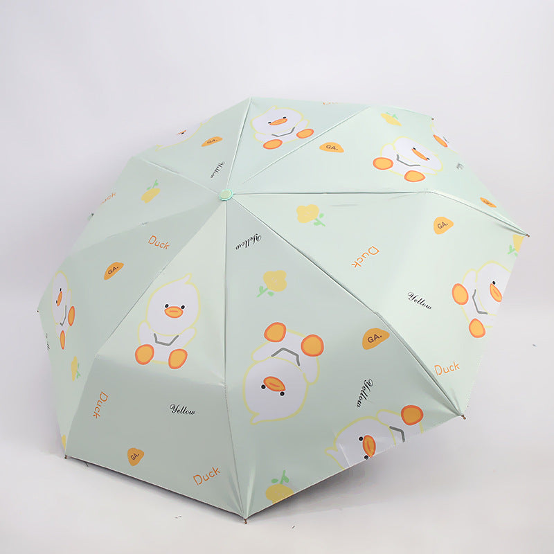 Damen Falt-Regenschirm mit niedlichem Entwurf Karnz