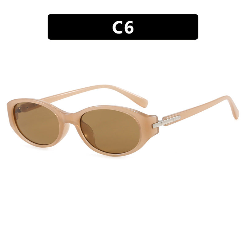 Damen cat-eye Sonnenbrille mit robustem Rahmen und polarisierenden Gläsern Karnz