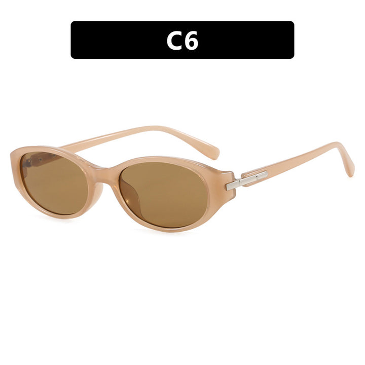 Damen cat-eye Sonnenbrille mit robustem Rahmen und polarisierenden Gläsern Karnz