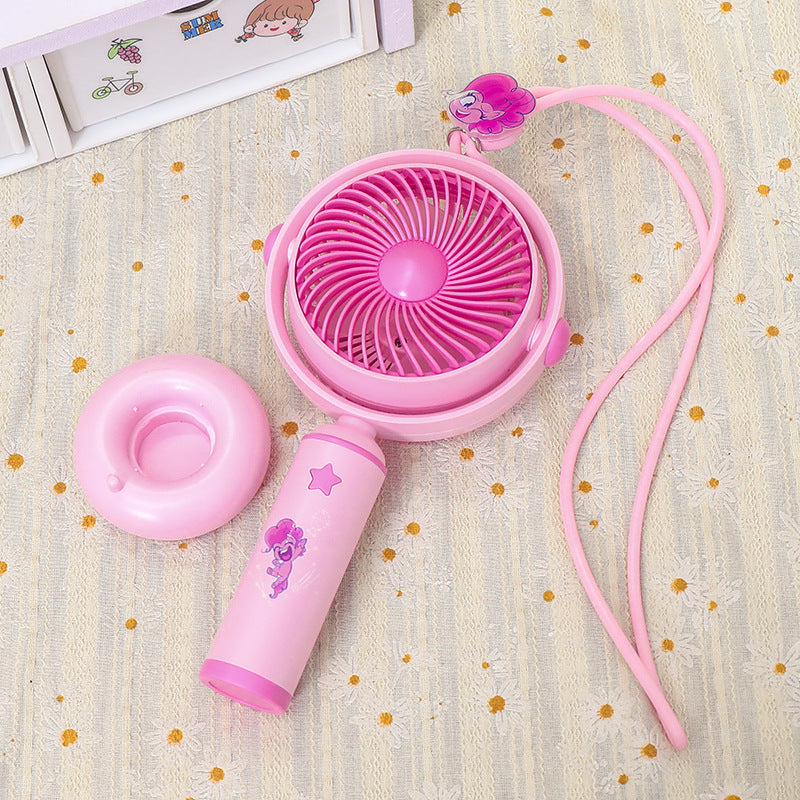 Unisex Tragbarer USB-Handventilator mit flexiblem Hals Karnz