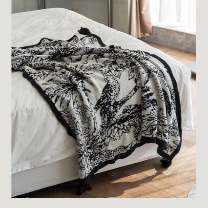 Dekorative Gewebte Wurfdecke