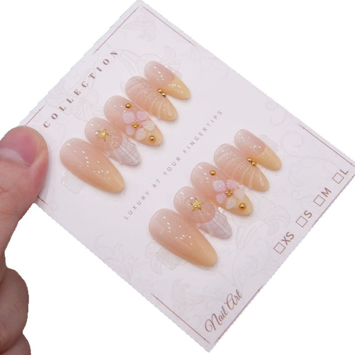Luxus Florale Nagelverzierungen