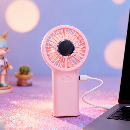 Damen Tragbarer USB Handventilator mit leistungsstarker Windtechnologie Karnz