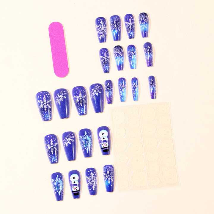 Winter-Themen 3D Nagelkunst Erweiterungen Karnz
