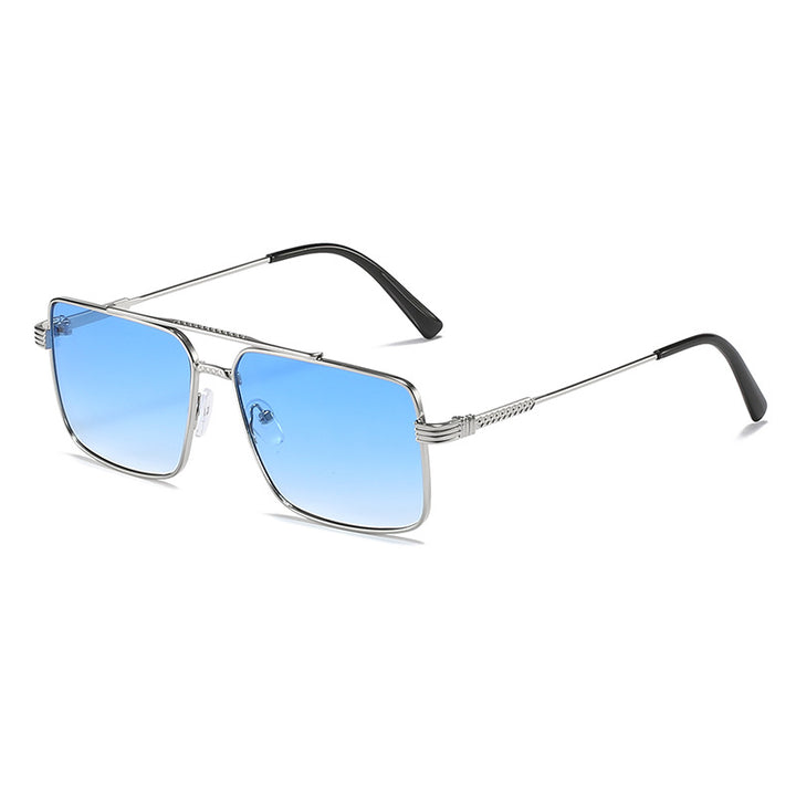 Elegante Übergroße Quadratische Rahmen Sonnenbrille Karnz