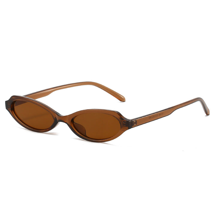Modische ovale Rahmen-Sonnenbrille Karnz