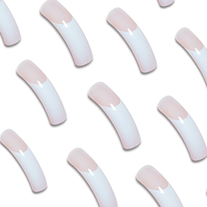 Premium French Tip Press-On Nails Karnz