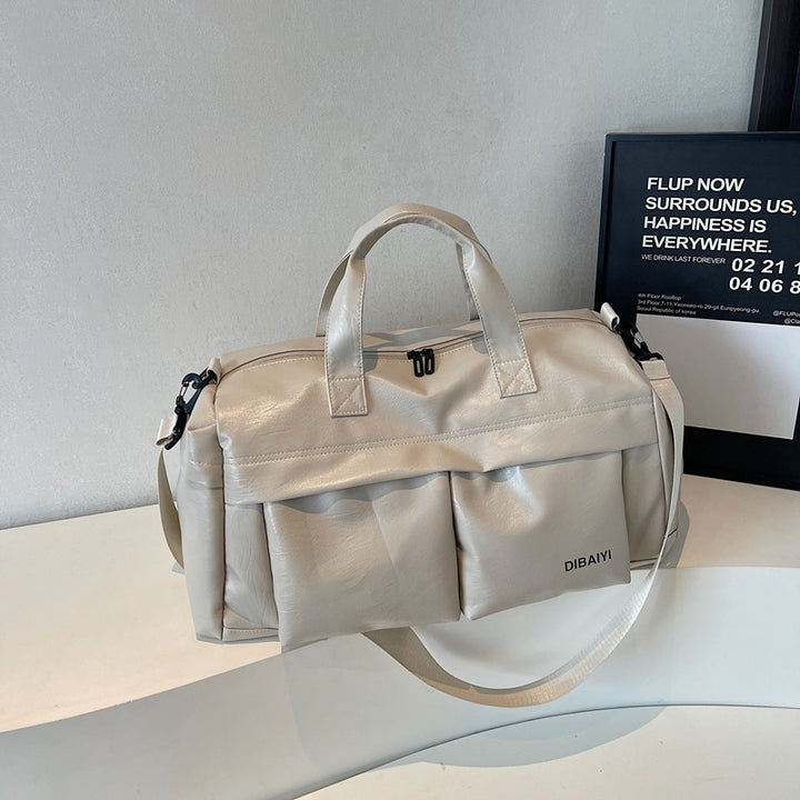 Premium Leder Wochenend Reisetasche