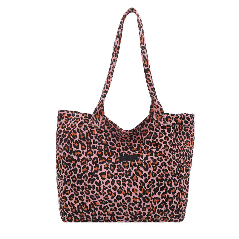Umweltfreundliche wiederverwendbare Leopardentierdruck-Tasche Karnz