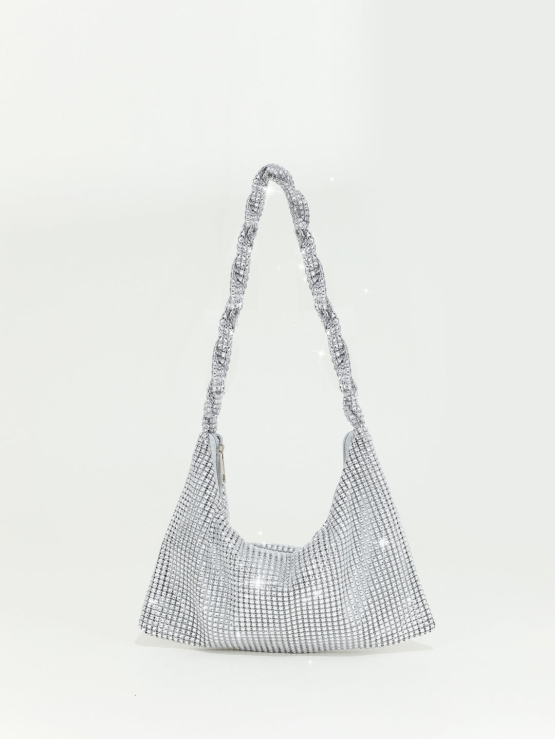 Glänzende Strass-Handtasche