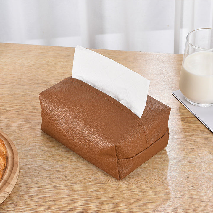 Premium Leder Taschentuchbox Cover Karnz