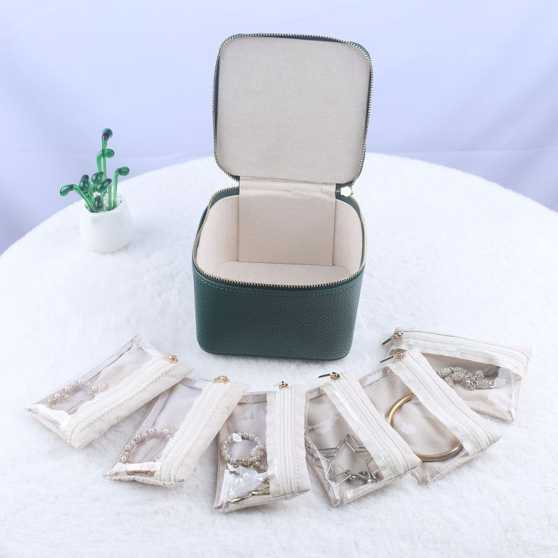 Kosmetik-Organizer Handtasche mit Transparenten Fächern Karnz