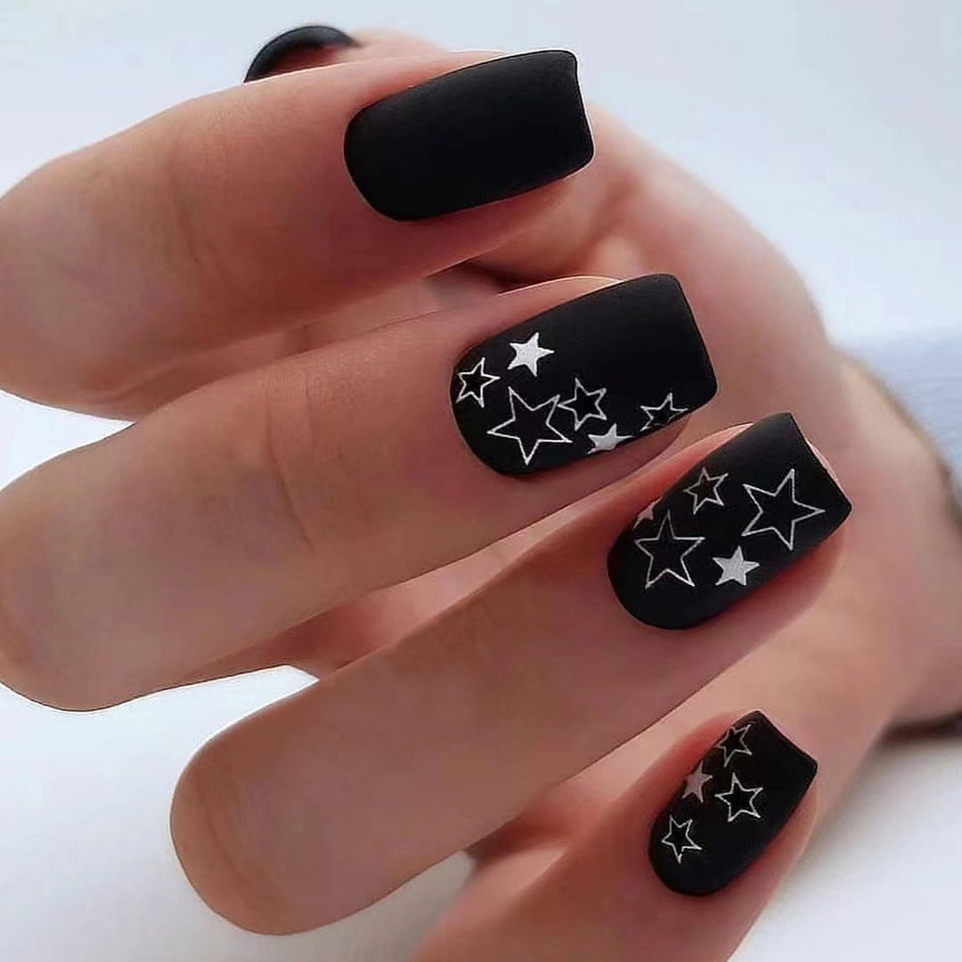 Künstlerisches Sternmuster Nagelkunst Set