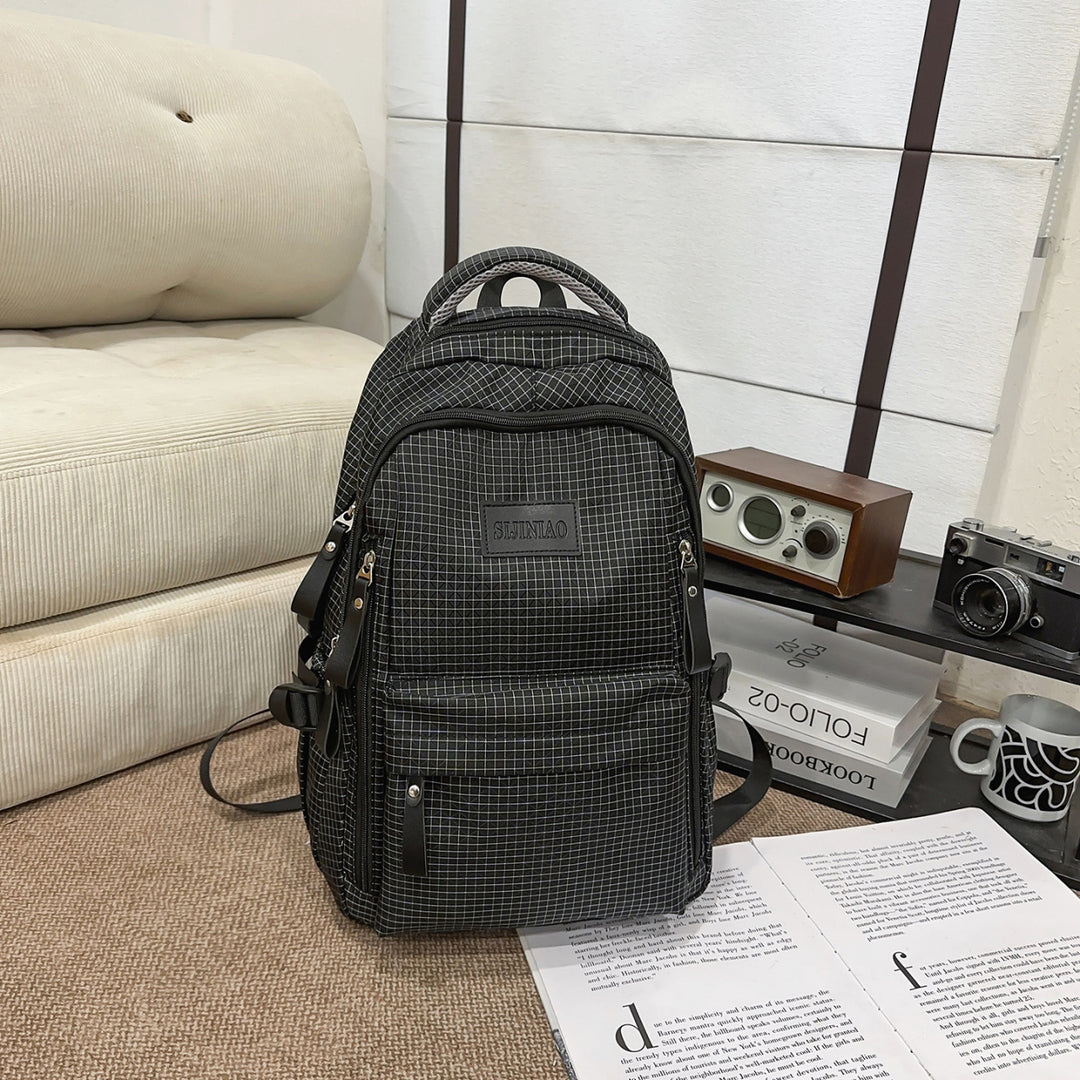 Vielseitiger karierten Rucksack