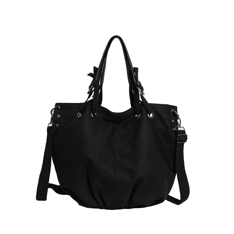 Lässige Canvas-Tasche mit verstellbarem Schultergurt
