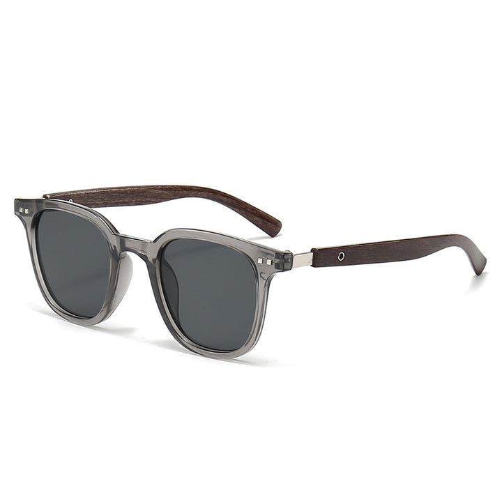 Retro-inspirierte rechteckige Sonnenbrille