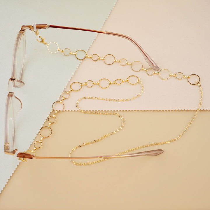 Stylische Link Brillen Kette Karnz
