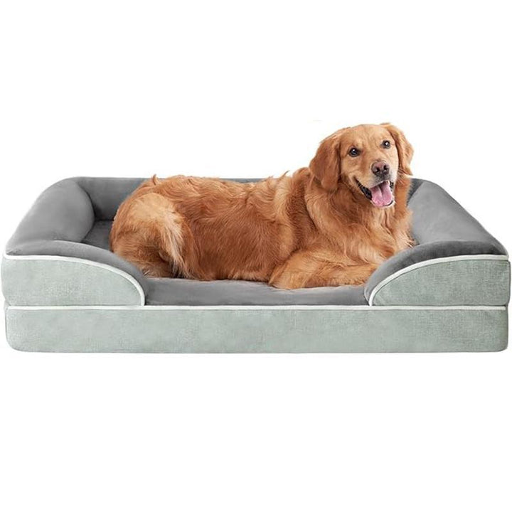 Orthopädisches Hundebett mit Unterstützung