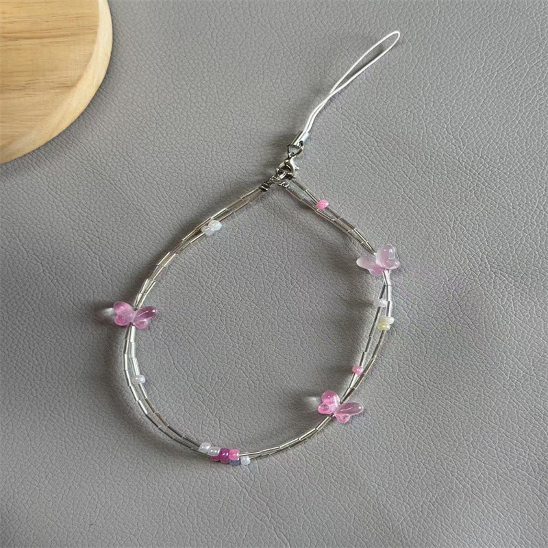 Dekorativer Schmetterlings Charm Brillenband Karnz