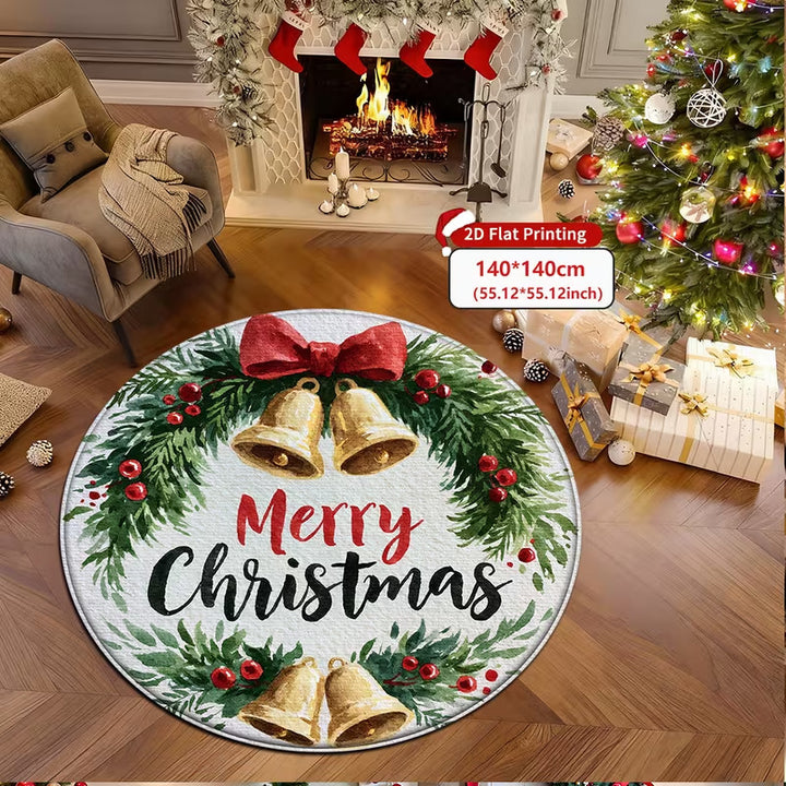 3D Weihnachtsmuster Teppich