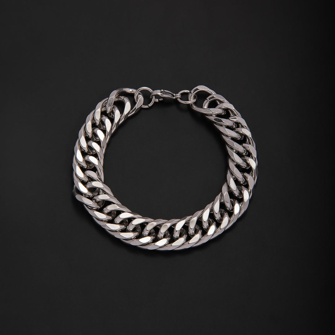 Fetter kubanische Gliederkette Armband Karnz
