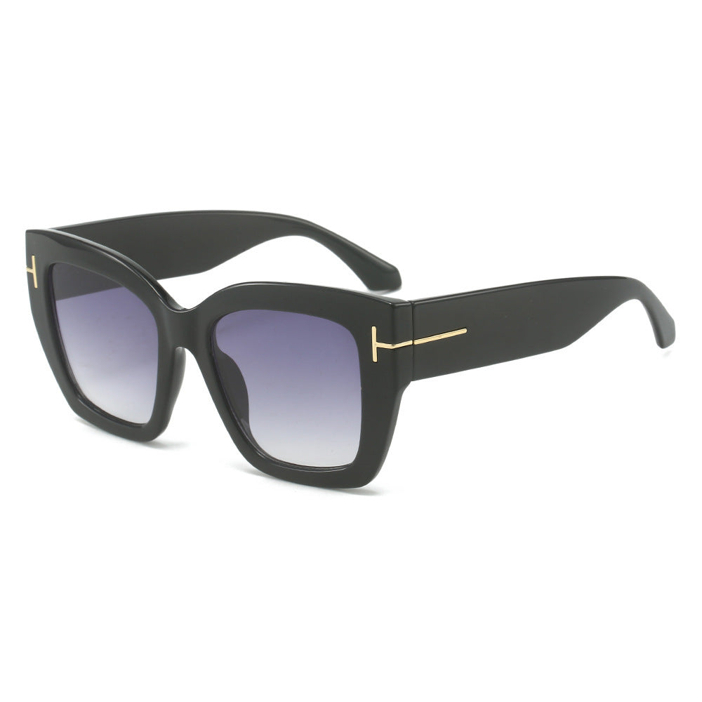 Moderne Übergroße Quadratische Sonnenbrille Karnz