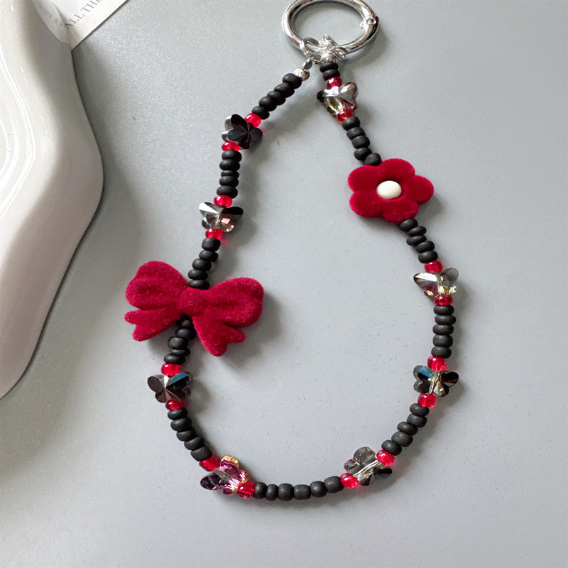 Niedliche Perlen Charme Handy Strap Karnz