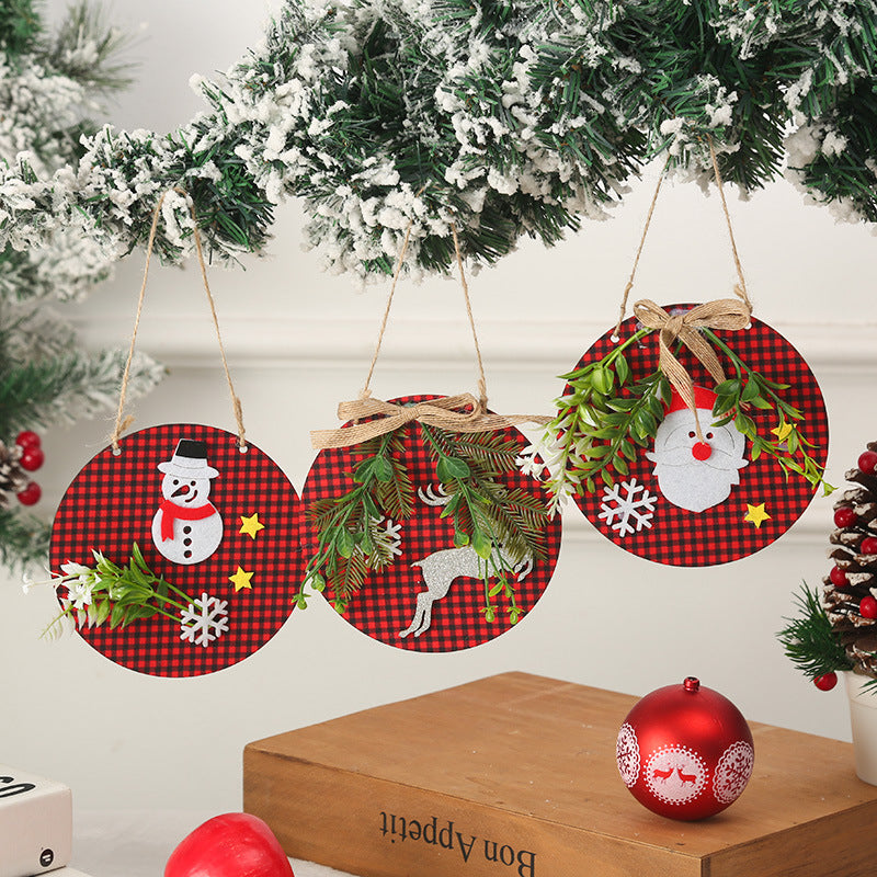 Dekorative Weihnachtsanhänger mit Schneemann-Motiv Karnz