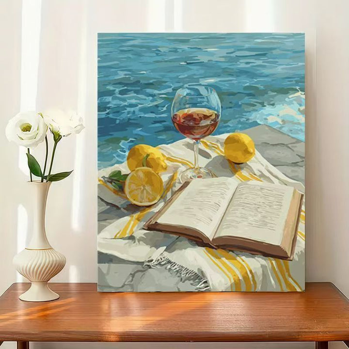 Florale Teezeit Wandkunst Karnz