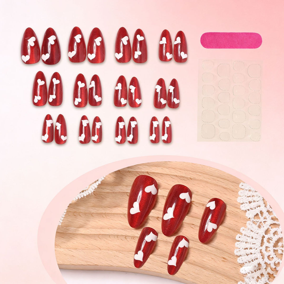 Herzdesign Press-On Nagelset Karnz