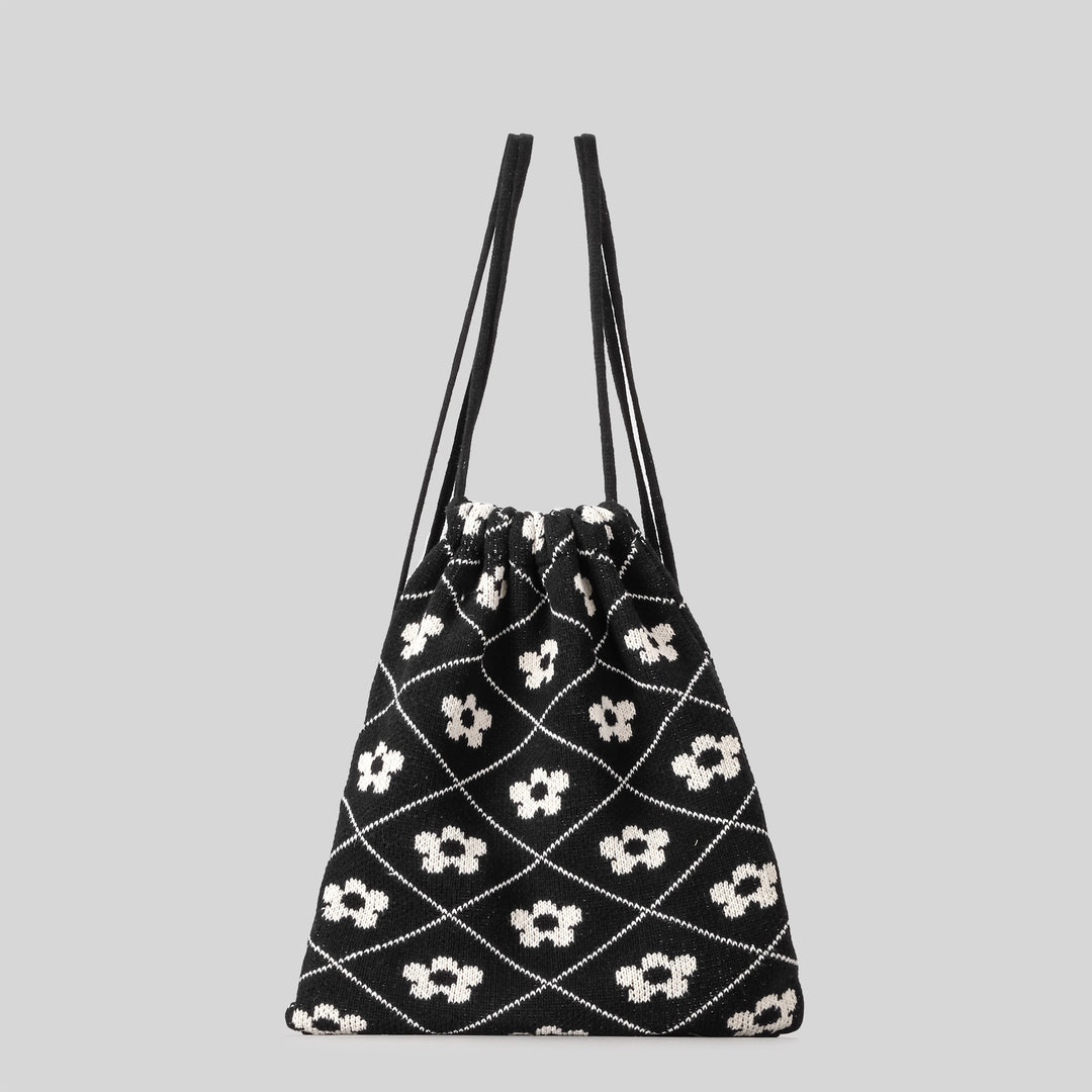 Leichte gestreifte Häkel-Tasche