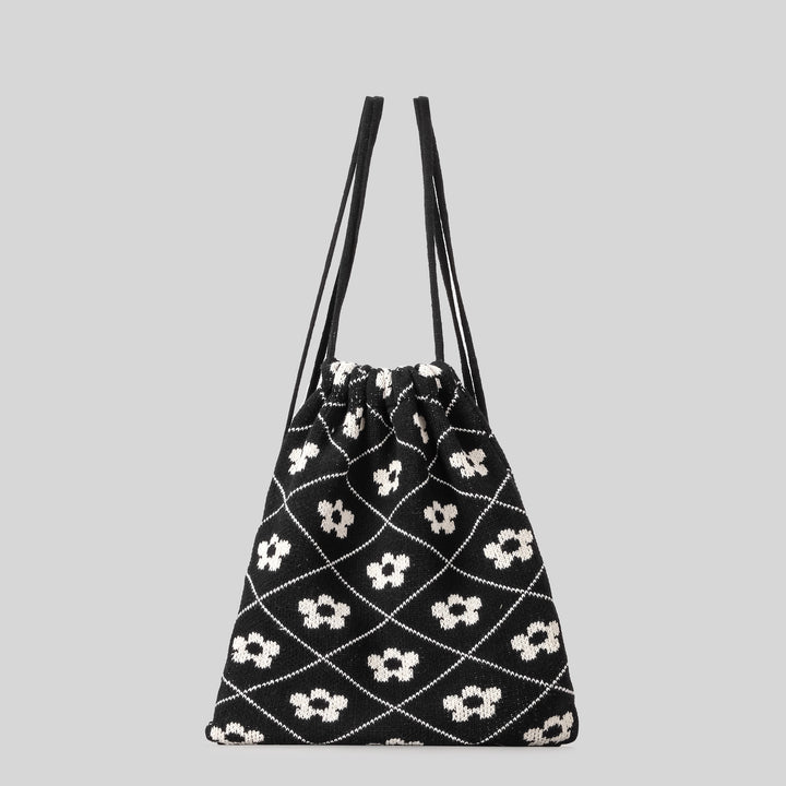 Leichte gestreifte Häkel-Tasche