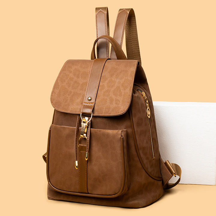 Vintage Leder Rucksack Karnz