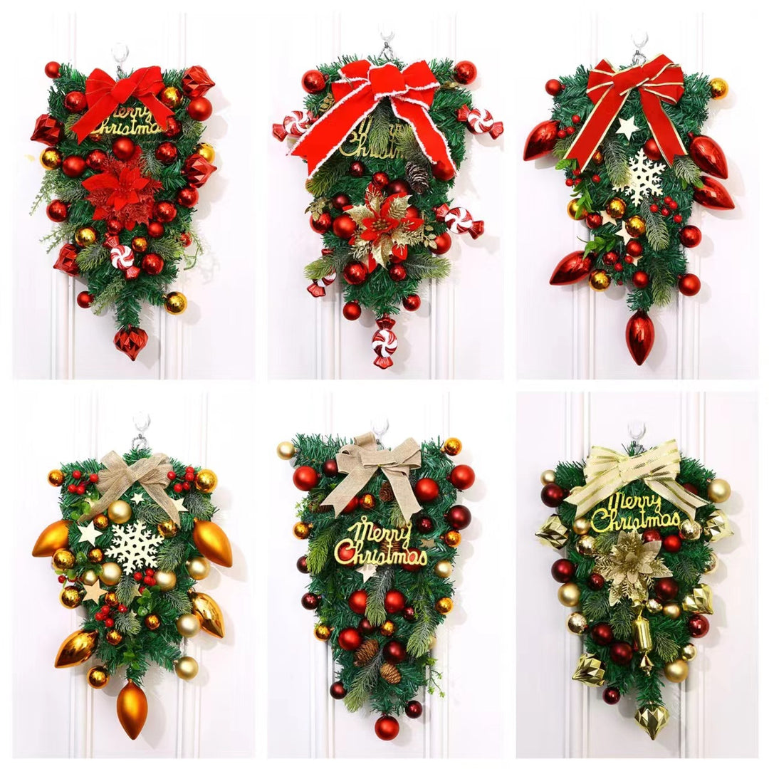 Festliche Weihnachtskranz Dekoration Karnz