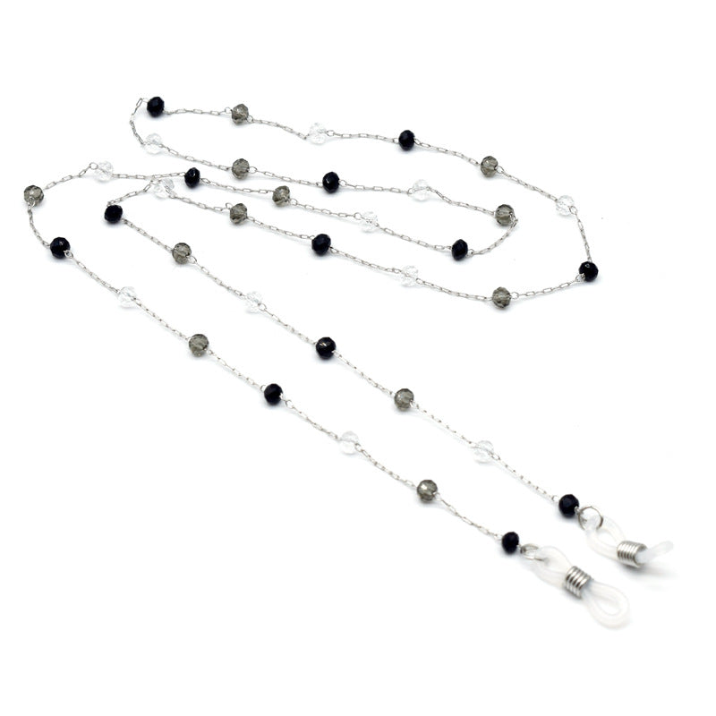Elegante Perlen Brillen Kette Karnz