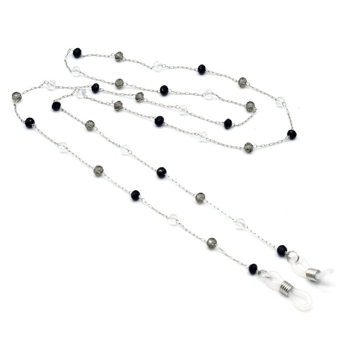 Elegante Perlen Brillen Kette Karnz