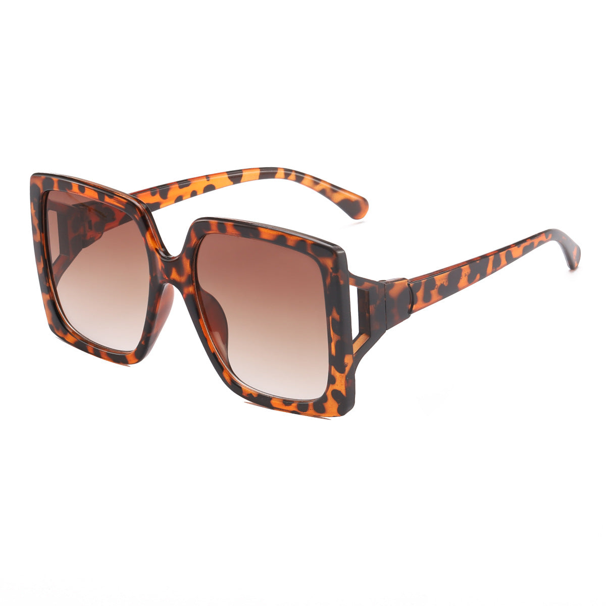 Damen modische oversized Sonnenbrille mit Gradient-Gläsern Karnz