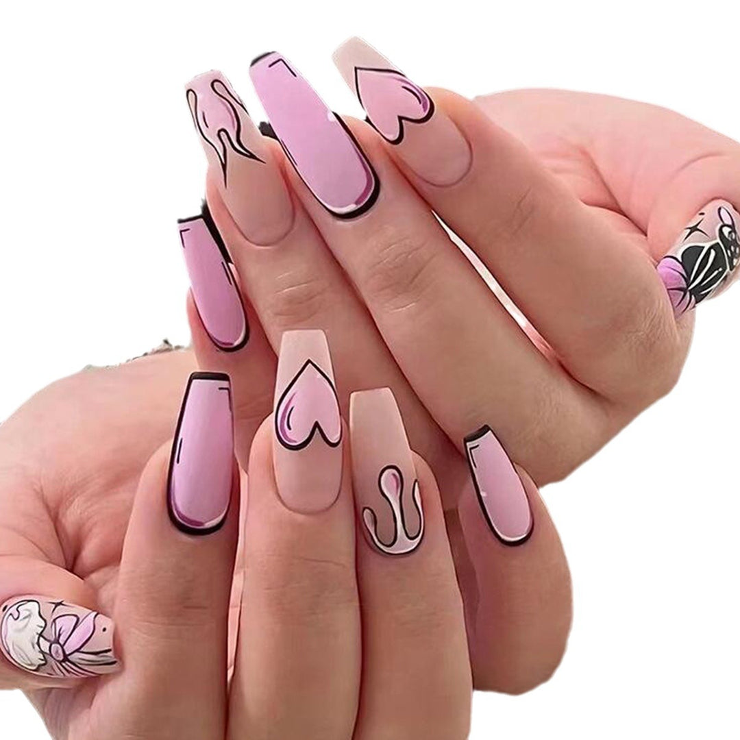 Künstlerische Acrylnagelerweiterungen