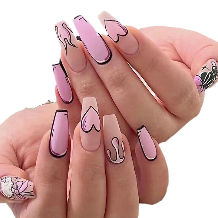 Künstlerische Acrylnagelerweiterungen