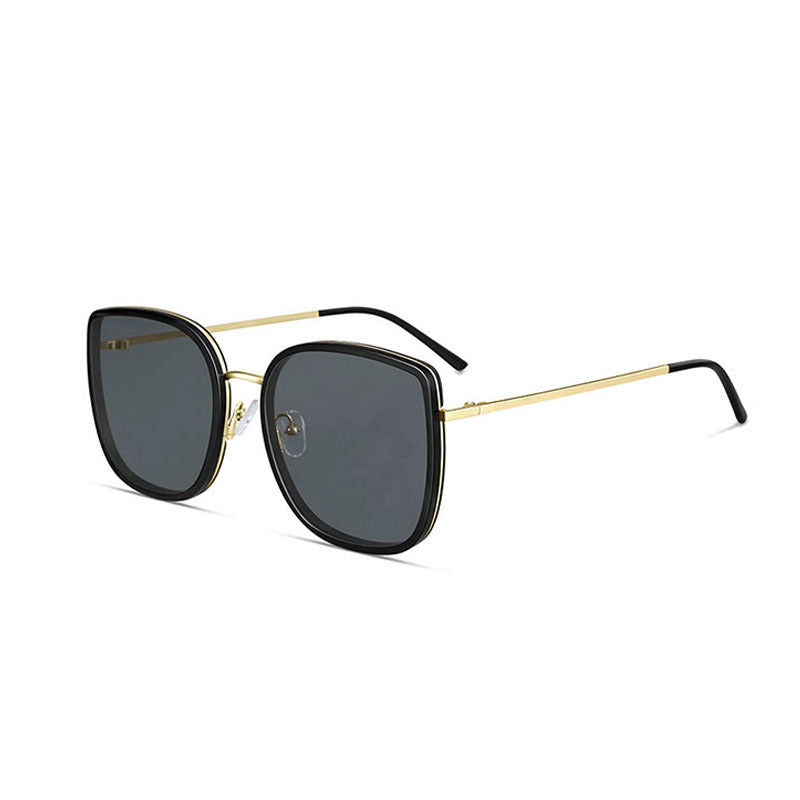 Damen Modische Oversized-Sonnenbrille im eleganten Quadratdesign Karnz