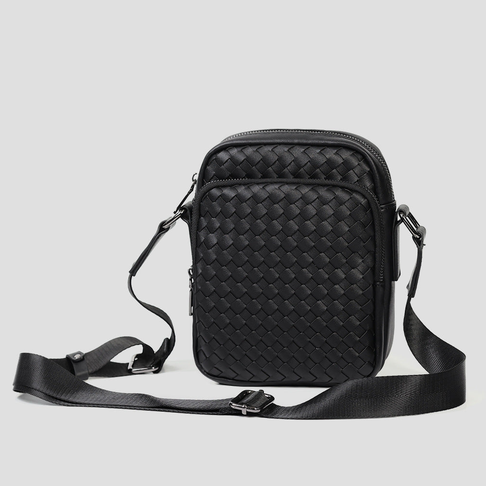 Praktische Crossbody-Tasche mit Geflochtenem Design Karnz