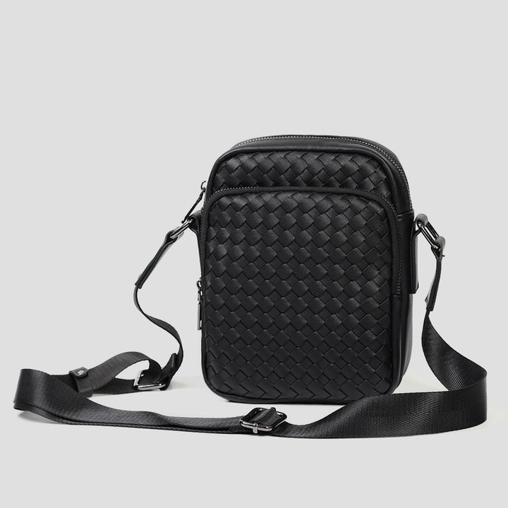 Praktische Crossbody-Tasche mit Geflochtenem Design Karnz