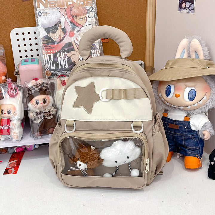 Süßer mit Sternen verzierten Mini-Rucksack Karnz